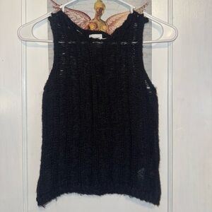 Princess Polly Black Knit Tank Top